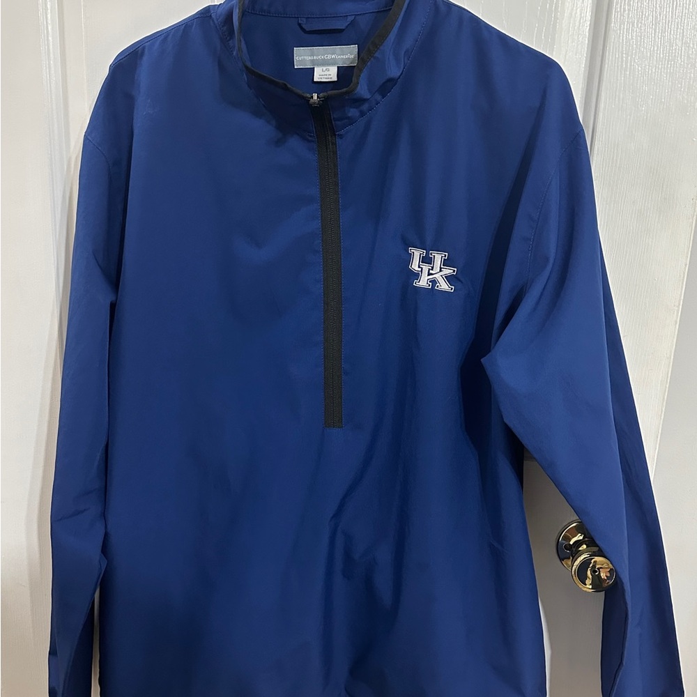 Kentucky Cutter & Buck Navy Quarter-Zip Pullover